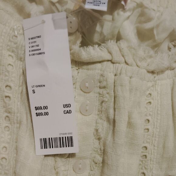 Urban Outfitters Light Yellow Off-Shoulder Romper - Picture 5 of 5